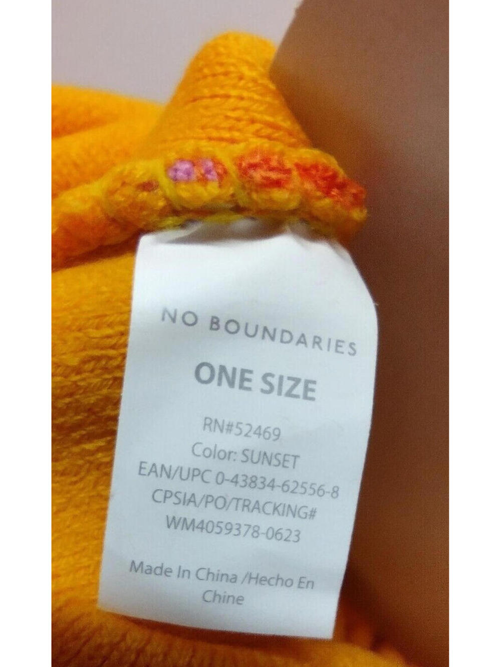 NEW Beanie Sun Sunrise Scene Vibrant Happy Colors Yellow Orange Pink Retro 70s - Picture 9 of 15